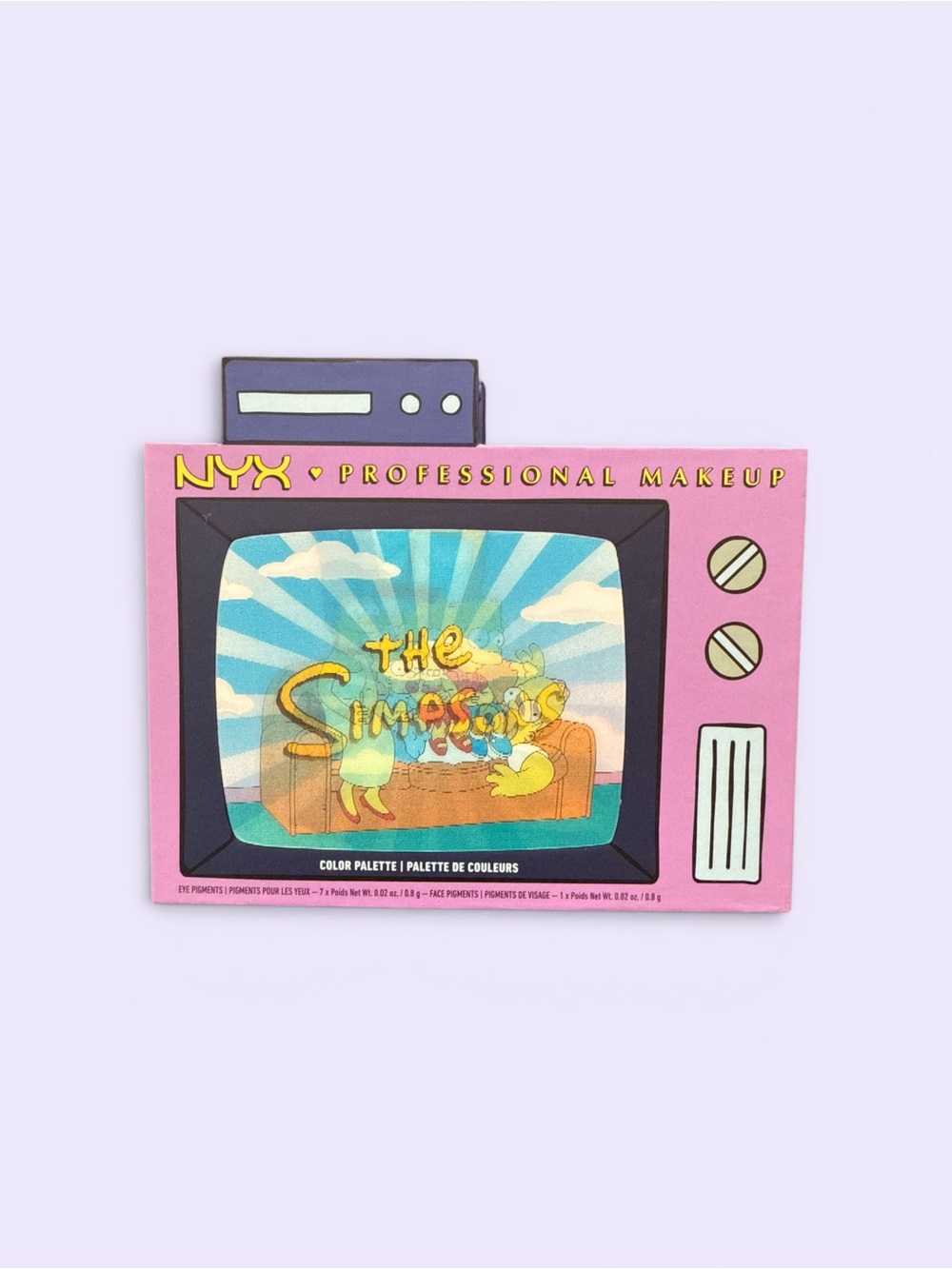 NYX Professional Makeup x The Simpsons TV Palette — NWT